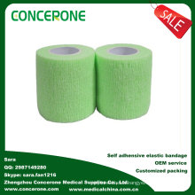 Sports Waterproof Adhesive Elastic Bandage for Leg